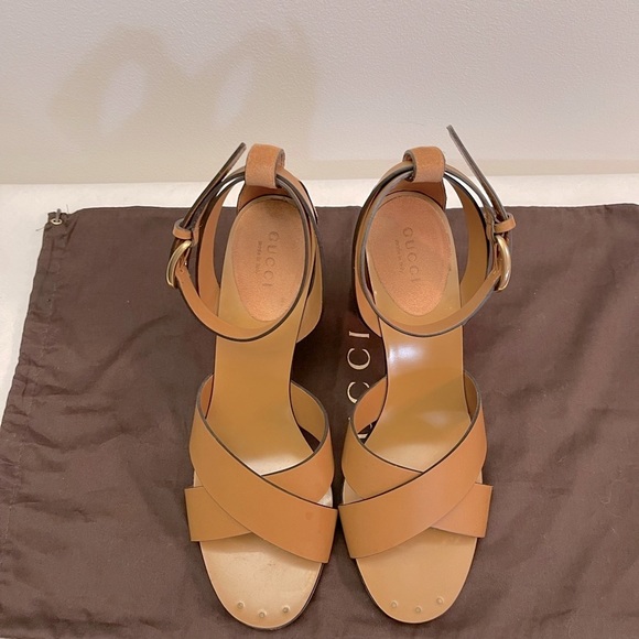 Gucci Candy ankle strap sandal 38.5 - Picture 4 of 12